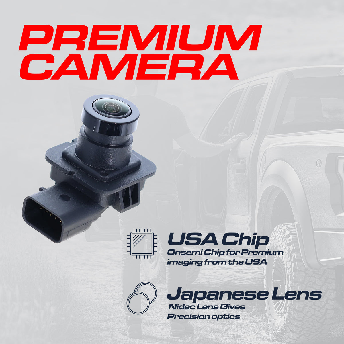 Ford Ecosport (2018-2022) [From 3-30-18] OEM Replacement Backup Camera OE Part # GN1Z-19G490-G