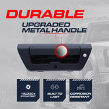 Tailgate Handle Upgraded Black Metal Replacement for Ford F150 (2015-2018) OE Part # FL3Z-9943400-BA