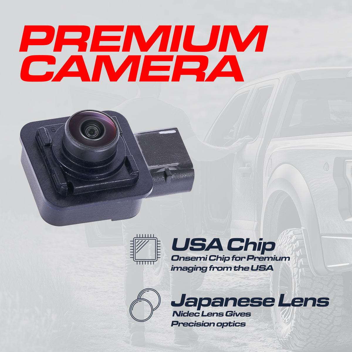 Ford Super Duty [Crew/Regular/Extended Cab] (2017-2022) OEM Replacement Backup Camera OE Part # JC3Z-19G490-F