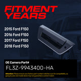 Tailgate Handle Upgraded Black Metal Replacement for Ford F150 (2015-2018) OE Part # FL3Z-9943400-HA