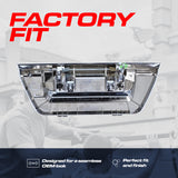 Tailgate Handle Upgraded Chrome Metal Replacement for Ford F150 (2015-2018) OE Part # FL3Z-9943400-HA