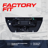 Tailgate Handle Upgraded Black Metal Replacement for Ford F150 (2018-2024) OE Part # JL3Z-9943400-EB | Tailgate Handle w/ Keyhole, w/ Camera Hole