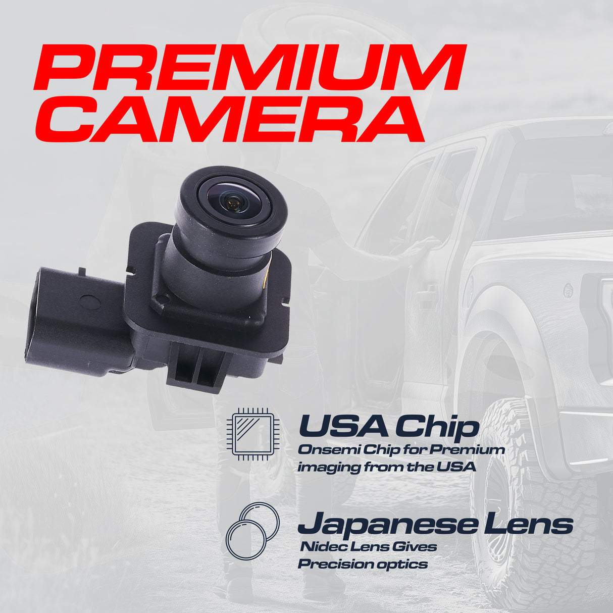 Ford Edge (2013-2014) OEM Replacement Backup Camera OE Part # DT4Z-19G490-A, DT4Z-19G490-B, ET4Z-19G490-A