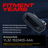 Exterior Door Handle Upgraded Black Metal Replacement for Ford F150, F250, Super Duty (Regular/Crew/Super Cab XL) 1997-2004 OE Part # YL3Z-1522405-AAA | Front LH w/ Keyhole