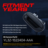 Exterior Door Handle Upgraded Black Metal Replacement for Ford F150, F250, Super Duty (Regular/Crew/Super Cab XL) 1997-2004 OE Part # YL3Z-1522404-AAA | Front RH w/ Keyhole
