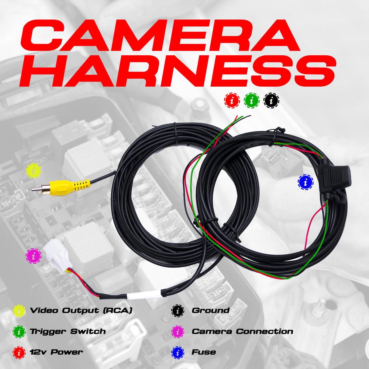 Dodge Ram (1994-2001) Black Replacement Tailgate Bezel with Backup Camera - Master Tailgaters