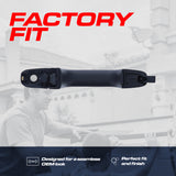 Exterior Door Handle Upgraded Black Metal Replacement for Chevrolet Colorado (2015-2022), Silverado (2014-2019) / Cadillac Escalade (2015) / GMC Canyon (2015), Sierra (2014-2019)