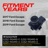 Ford Escape (2017-2019) OEM Replacement Backup Camera OE Part # GJ5Z-19G490-B, GJ5Z-19G490-C, GJ5Z-19G490-E, GJ5Z-19G490-F