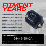 Nissan Kicks [SR Model] (2018-2023) OEM Replacement Backup Camera OE Part # 28442-5RA2A