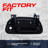 Tailgate Handle Upgraded Black Metal Replacement for Ford F150 (1997-2004), Super Duty (1999-2007) OE Part # 7L3Z-9943400-AA | Tailgate Handle w/ Keyhole
