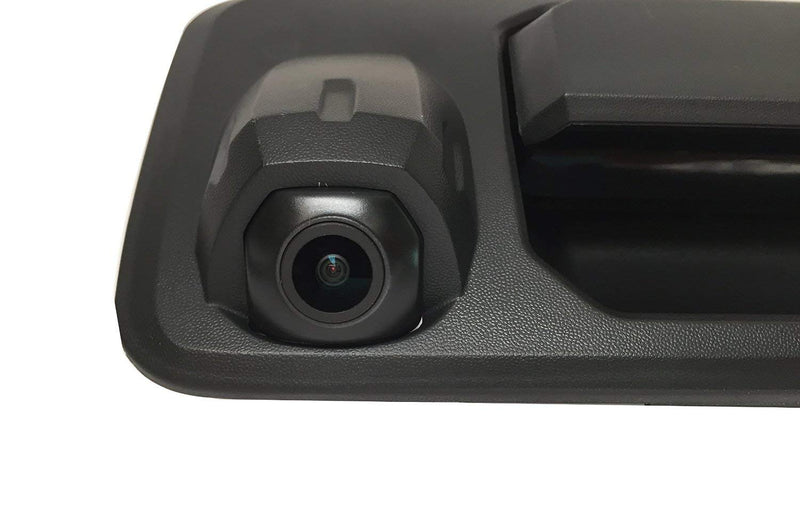 Toyota Tundra (2014-2021), Tacoma (2016-2020) Black Tailgate Handle with Backup Camera