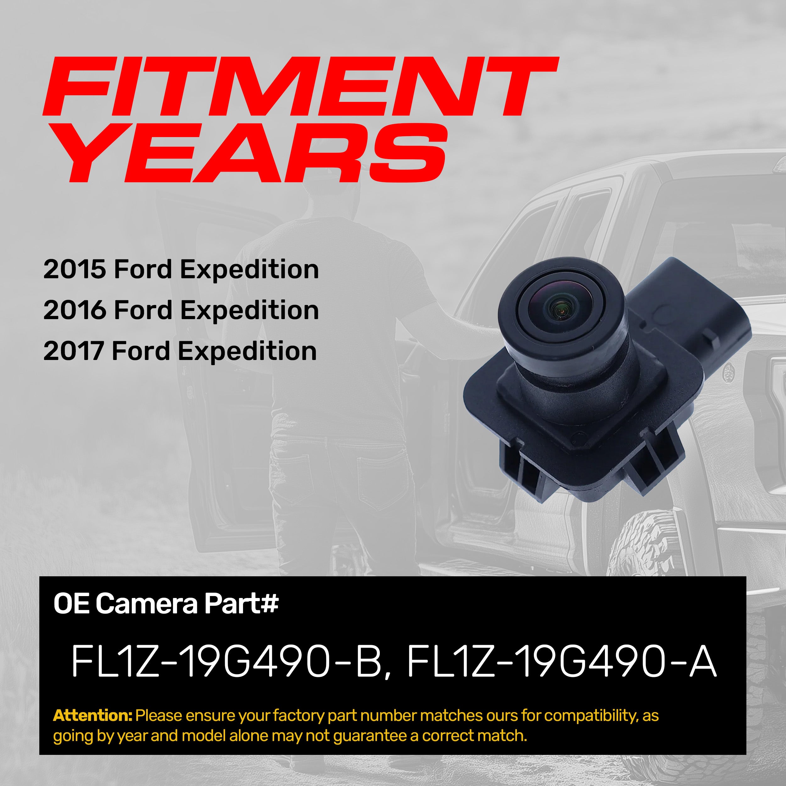 Ford Expedition (2015-2017) OEM Replacement Backup Camera OE Part