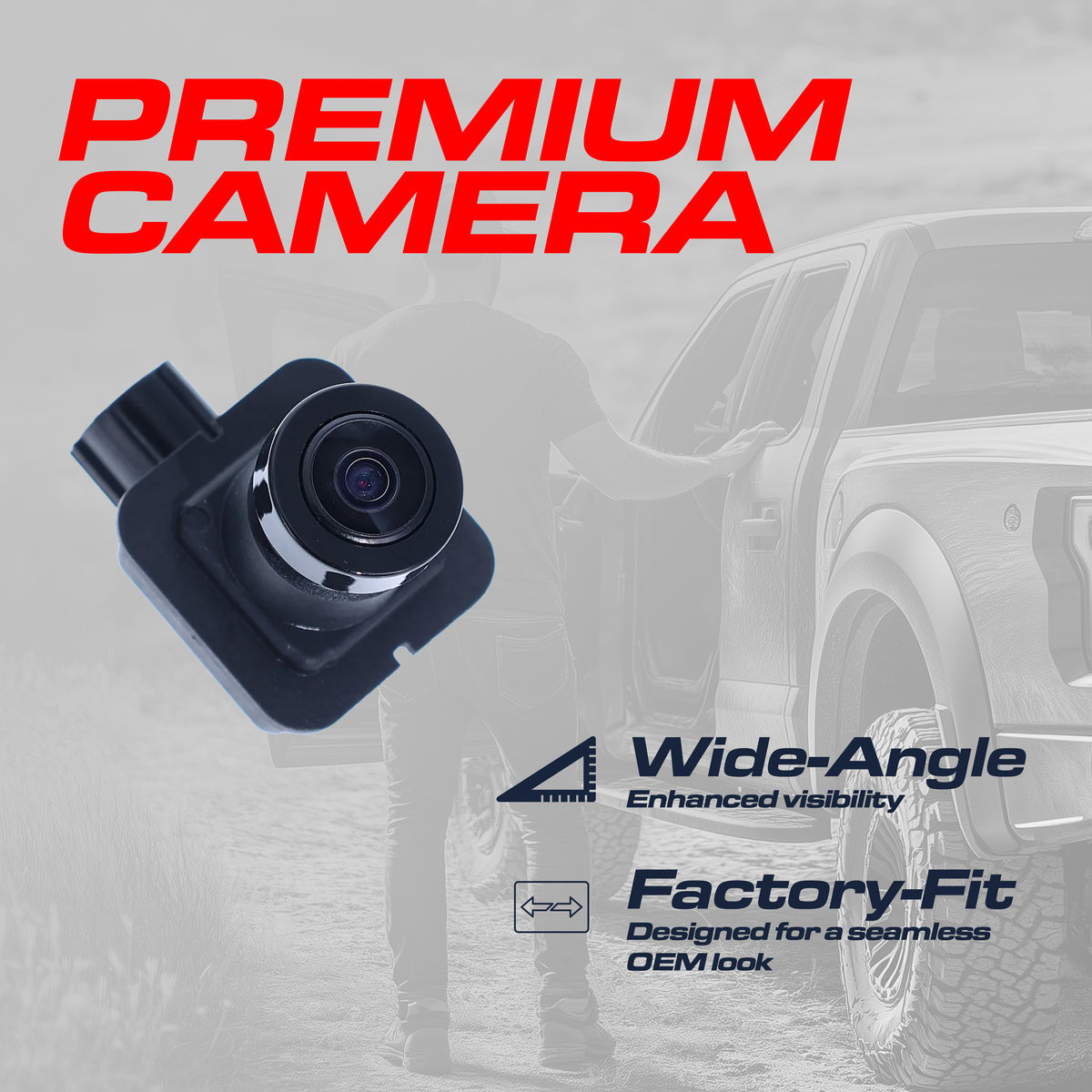 Chrysler Pacifica + Hybrid w/o Surround View (2017-2023), Voyager (2020-2022) OEM Replacement Backup Camera OE Part # 68227397AH
