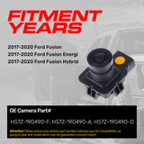 Ford Fusion, Fusion Energi, Fusion Hybrid (2017-2020) OEM Replacement Backup Camera OE Part # HS7Z-19G490-A, HS7Z-19G490-D, HS7Z-19G490-F - Master Tailgaters