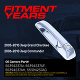 Exterior Door Handle Upgraded Chrome Metal Replacement for Jeep Grand Cherokee (2005-2010), Commander (2006-2010) OE Part # 55394237AI, 55394237AF, 55394237AH, 55394237AG | Front LH w/ Keyhole