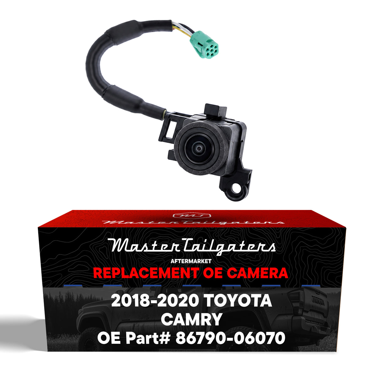 Toyota Camry + Hybrid (2018-2020) OEM Replacement Left Side View Camera OE Part # 86790-06070