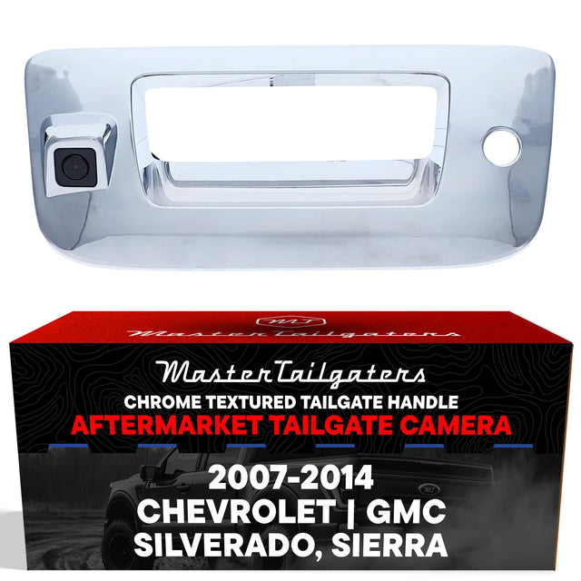 Chevrolet Silverado / GMC Sierra (2007-2014) Chrome Replacement Tailgate Handle with Backup Camera - Master Tailgaters