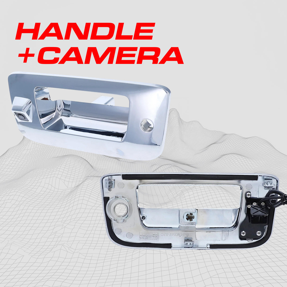 Chevrolet Silverado / GMC Sierra (2007-2014) Chrome Replacement Tailgate Handle with Backup Camera - Master Tailgaters