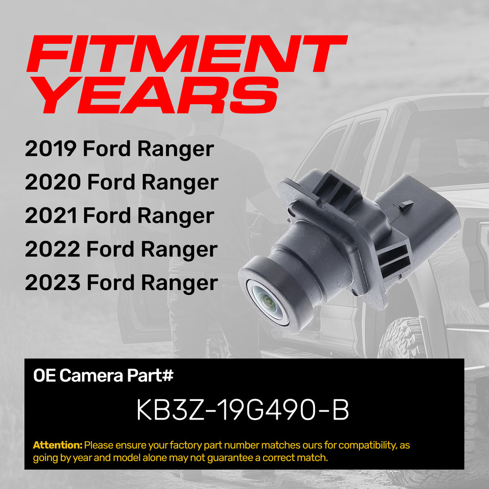 Ford Ranger (2019-2023) OEM Replacement Backup Camera OE Part # KB3Z-1 ...