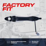 Exterior Door Handle Black/Chrome Replacement for Kia Optima (2011), Optima Hybrid (2011-2015) OE Part # 82651-2T020 | Front Left Driver Side