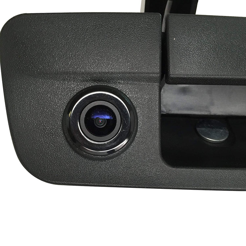 Dodge Ram 2009-2017 Black Tailgate Handle with Color Backup Camera