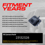 GMC Acadia/Denali w/o Surround View (2017-2019) OEM Replacement Backup Camera OE Part # 23132328