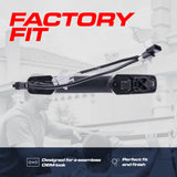 Exterior Door Handle Black Primed Replacement for Nissan Altima Coupe 08-13, Altima Sedan 07-12, Altima Hybrid 07-11, Sentra 07-12 OE Part # 80606-JA59A | Front Right Passenger Side w/o Keyhole Cover