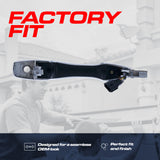 Exterior Door Handle Chrome Replacement for Nissan Altima (13-15), Pathfinder (13-16) OE Part # 80640-3TA3A, 80645-3TA1A, 80640-3TA1A, 80645-3TA0A | Front Left Driver Side w/ Keyhole