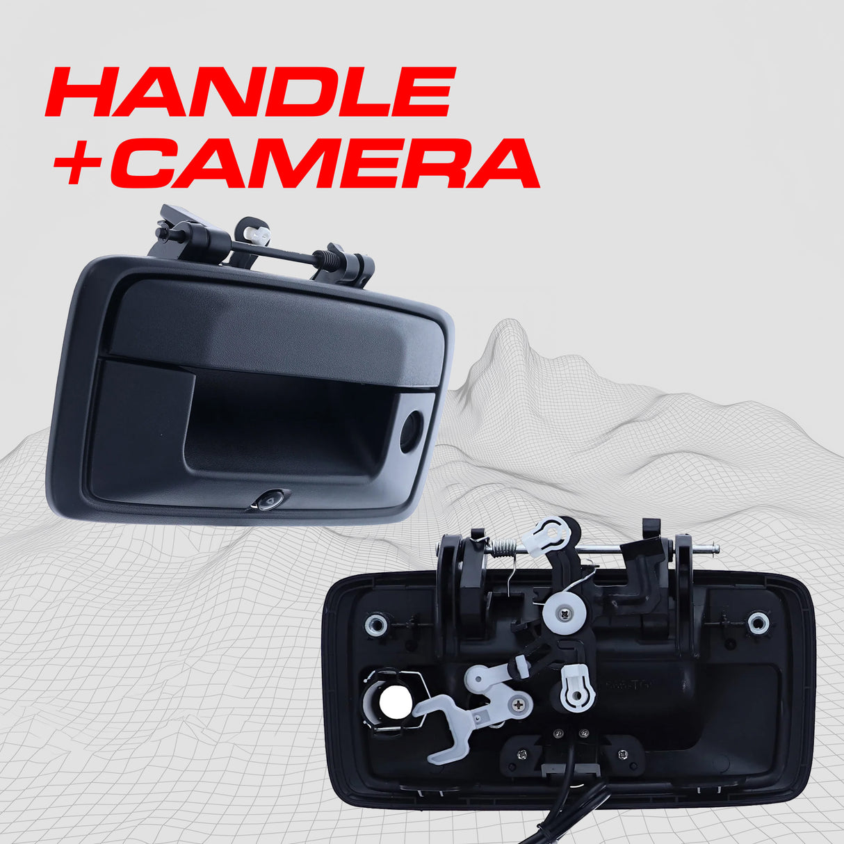 Chevrolet Silverado / GMC Sierra (2014-2015) Black Replacement Tailgate Handle with Backup Camera - Master Tailgaters