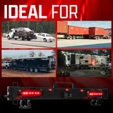 Master Tailgaters 36" Wireless Tow Light Bar with Camera | Choice of 4 Pin Round or 7 Pin Round