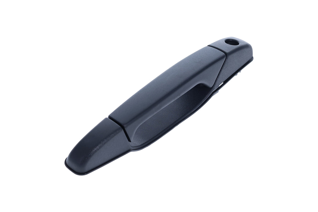 Exterior Door Handle Upgraded Black Metal Replacement for Chevrolet Avalanche, Silverado, Suburban, Tahoe / Cadillac Escalade / GMC Sierra, Yukon 07-14 OE Part# 15915106, 20828237 | Front LH w/Keyhole