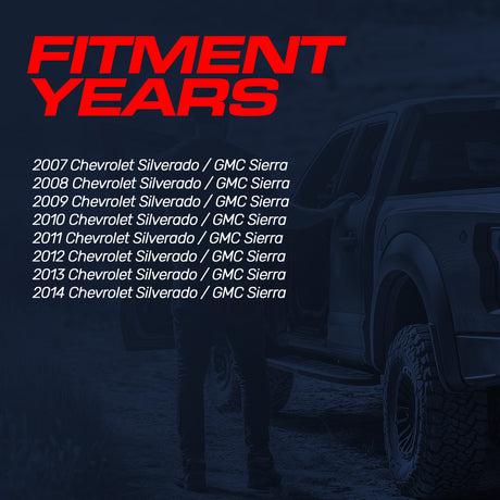 Chevrolet Silverado / GMC Sierra (2007-2014) Black Replacement Tailgate Handle with Backup Camera