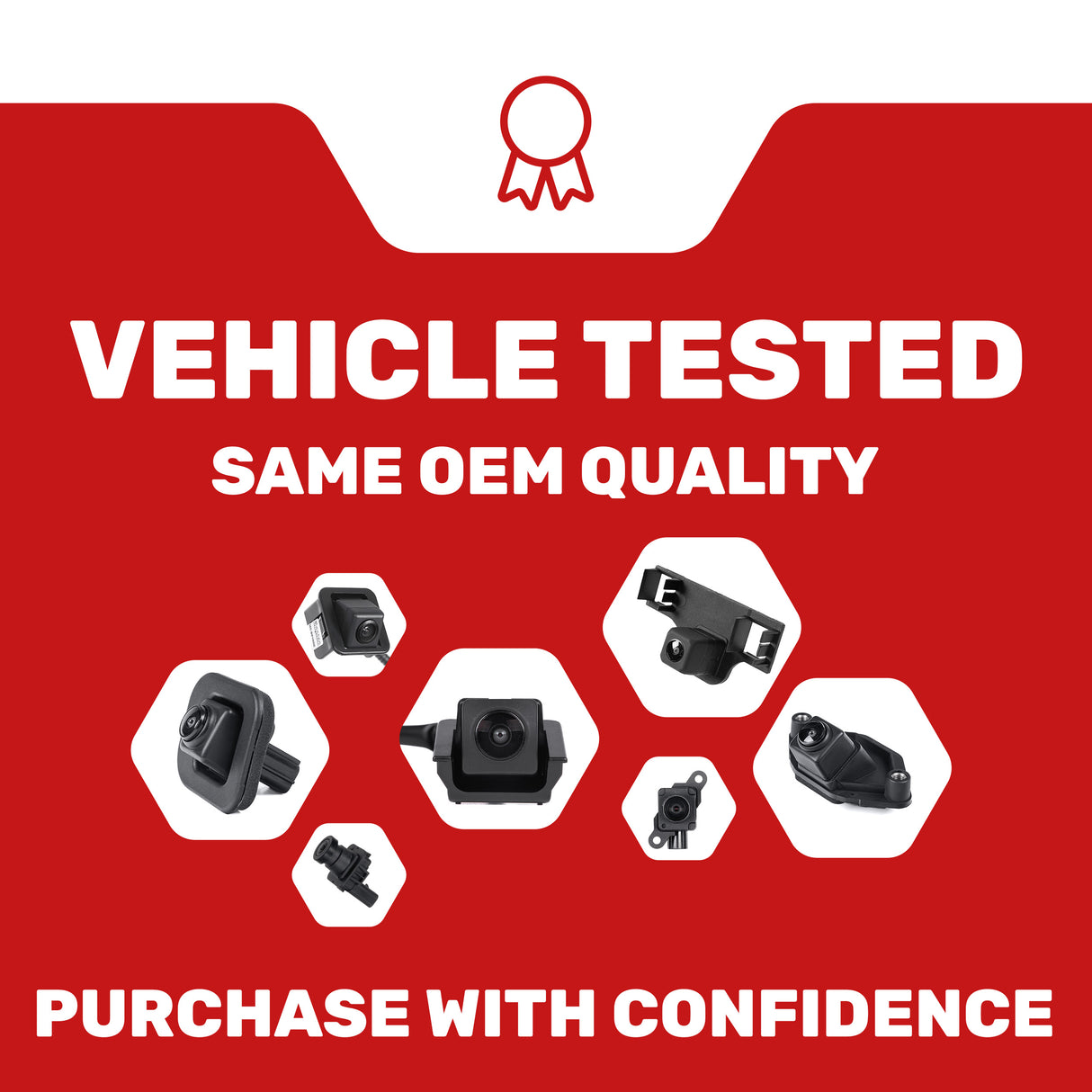 Chevrolet Silverado / GMC Sierra (2014-2015) OEM Replacement Backup Camera OE Part # 23306741, 22803702