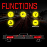 Master Tailgaters 36" Wireless Tow Light Bar with Camera | Choice of 4 Pin Round or 7 Pin Round