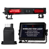 Master Tailgaters 24" Wireless Tow Light Bar with Camera and Monitor | Choice of 4 Pin Round, 4 Pin Flat, 7 Pin Round, or 7 Pin Blade with Reverse
