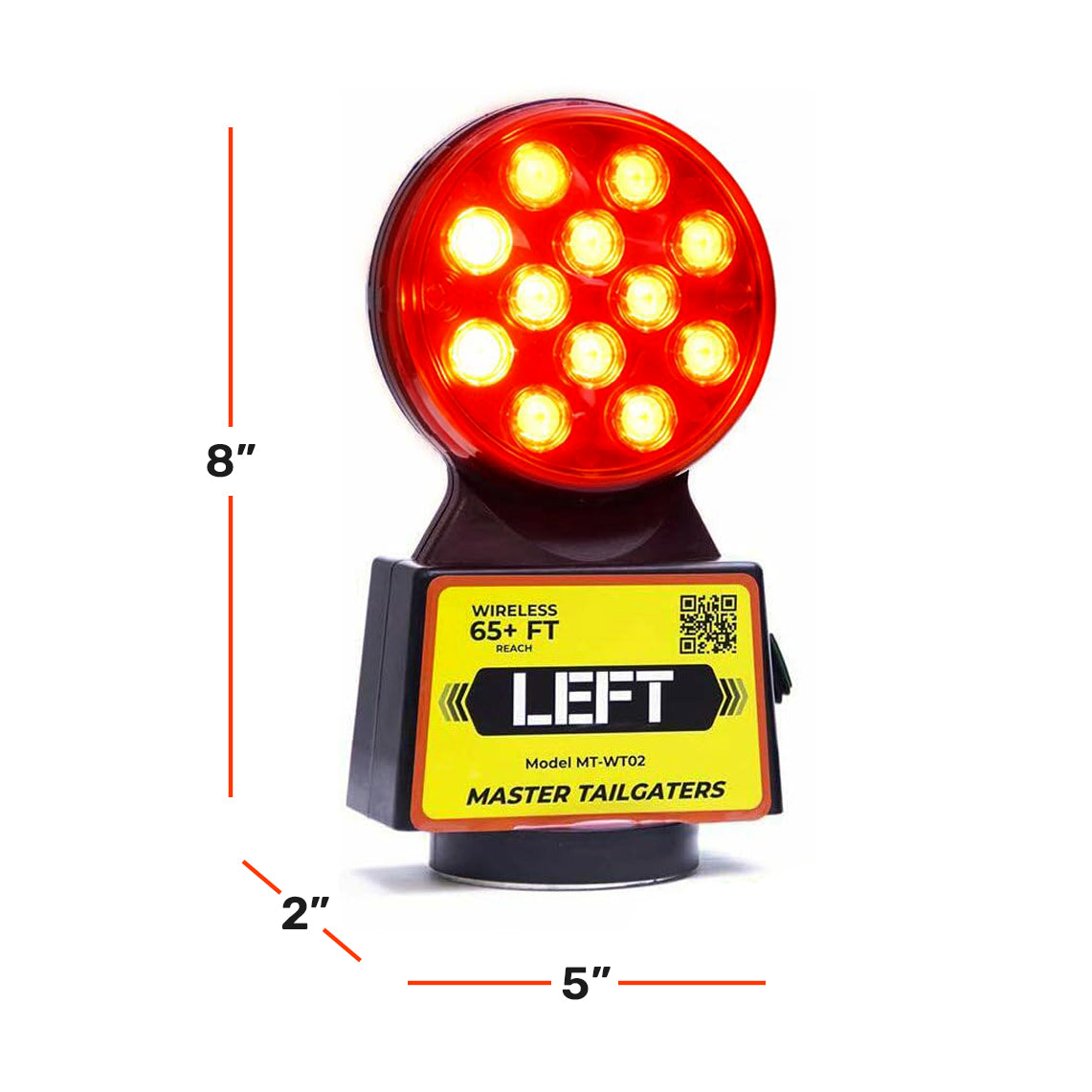 Wireless Magnetic Trailer Tow Lights | 65 Foot Range | 4 Pin Round, 4 Pin Flat, or 7 Pin Flat