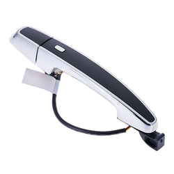 Master Tailgaters Replacement for Chevrolet Impala 2014-Current (LTZ Model, 4 Pin) Black/Chrome Exterior Door Handle Front Left Side