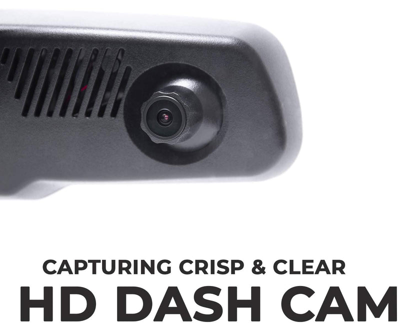 Master Tailgaters 10.6" OEM Rear View Mirror Dash Cam with 4" LCD Screen | Rearview Universal Fit | 1080p 30fps HD DVR | Dual Way Video Recorder with WiFi | Anti Glare | AHD Backup Camera Included