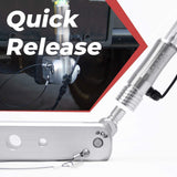 Master Tailgaters 5' Truck LED Flag Pole Hitch Mount with Smartphone App Control - Spiral Chasing Lights