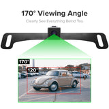 Master Tailgaters 10.5" OEM Rear View Mirror with 4.3" LCD Screen and 170° Backup Camera | Rearview Universal Fit | Auto Adjusting Brightness LCD | Anti Glare | Full Original Mirror Replacement