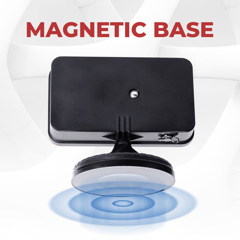 Master Tailgaters Wireless Tow Hitch Lights - Rechargeable Battery - Magnetic Mount - 4 Pin Flat Connection
