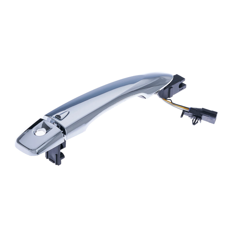 Master Tailgaters Replacement for Nissan Maxima 2016-Current Chrome Exterior Door Handle Front Door w/ Keyhole Cover
