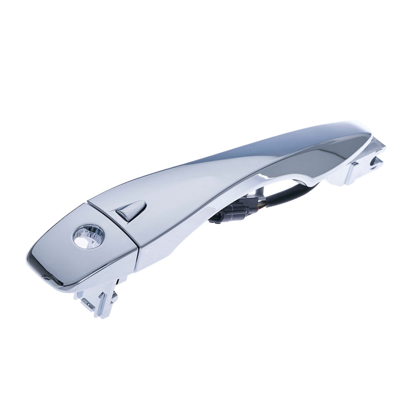Master Tailgaters Replacement for Nissan Altima 2013-2015 (w/ Smart Entry System, 4 Pins) Chrome Exterior Door Handle Front Door w/ Keyhole