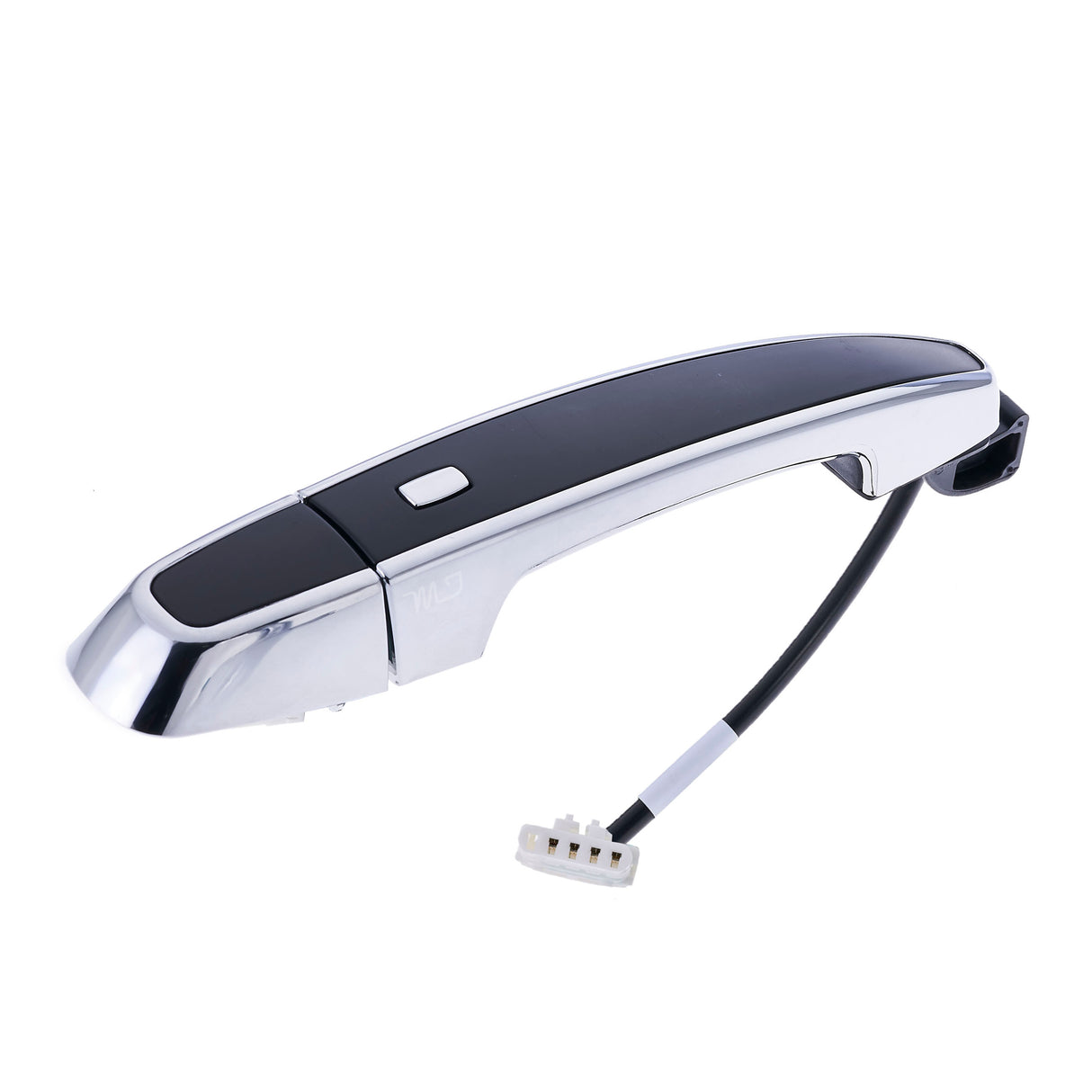 Chevrolet Impala (2014) [LTZ Model, 4 Pin] Black/Chrome Replacement Exterior Door Handle Front Right Side w/o Keyhole