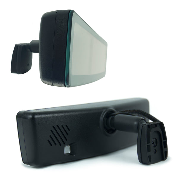 Master Tailgaters Frameless Rear View Mirror with 4.3" Ultra High Brightness LCD & Mirrorlink with Bluetooth Calling - Universal Fit