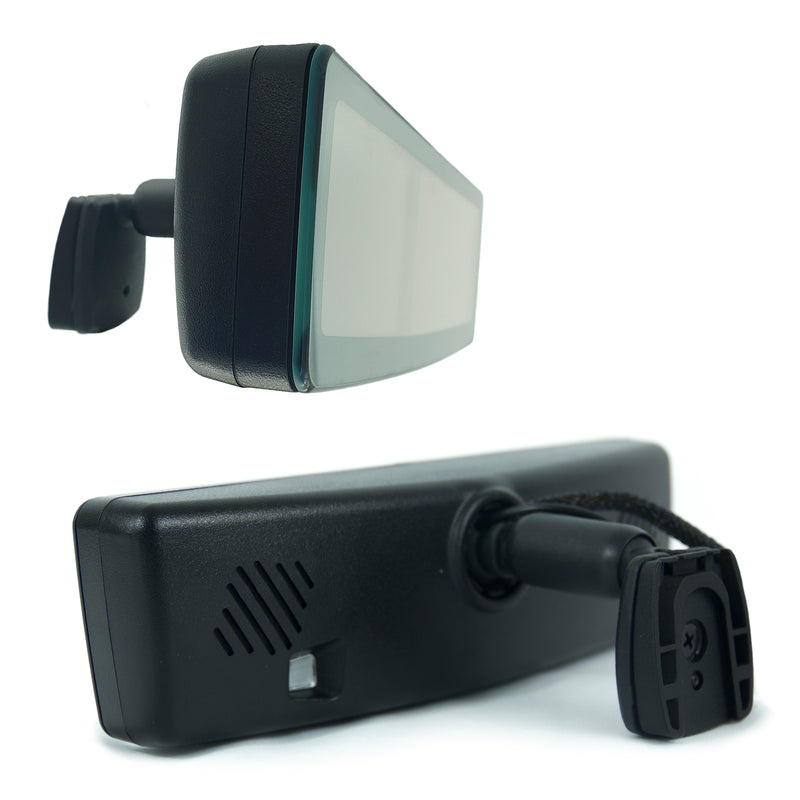 Master Tailgaters Frameless Rear View Mirror with 4.3" Ultra High Brightness LCD & Mirrorlink with Bluetooth Calling - Universal Fit