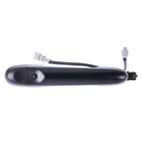 Nissan Cube (2009-2014) [w/ Smart Entry System], Juke (2011-2015) Black Replacement Exterior Door Handle Front Right Passenger Side w/o Keyhole Cover
