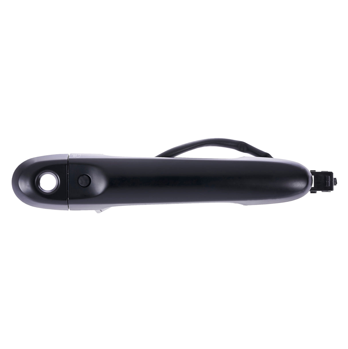 Nissan Cube (2009-2014) [w/ Smart Entry System], Juke (2011-2015) Black Replacement Exterior Door Handle Front Left Driver Side w/ Keyhole Cover