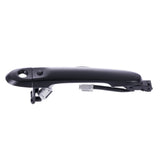 Nissan Cube (2009-2014) [w/ Smart Entry System], Juke (2011-2015) Black Replacement Exterior Door Handle Front Left Driver Side w/ Keyhole Cover
