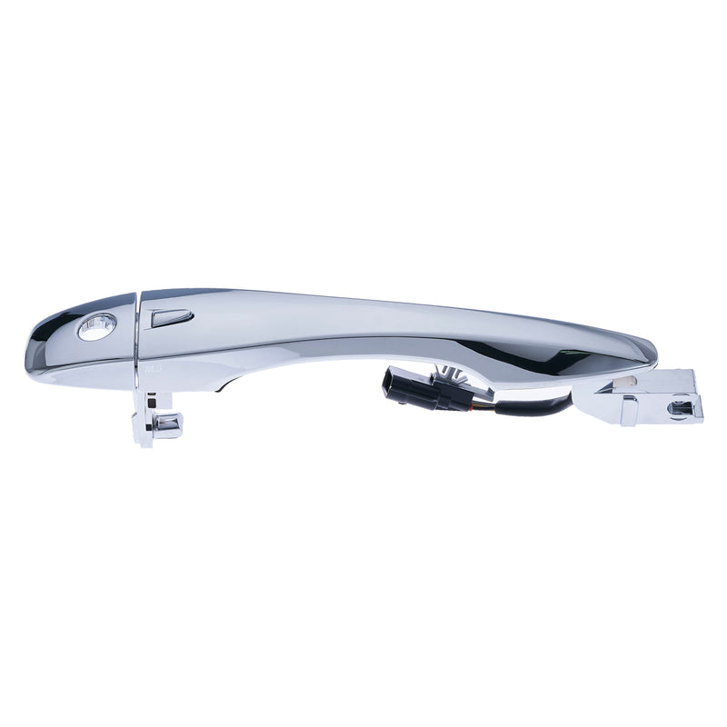 Master Tailgaters Replacement for Nissan Altima 2013-2015 (w/ Smart Entry System, 4 Pins) Chrome Exterior Door Handle Front Door w/ Keyhole